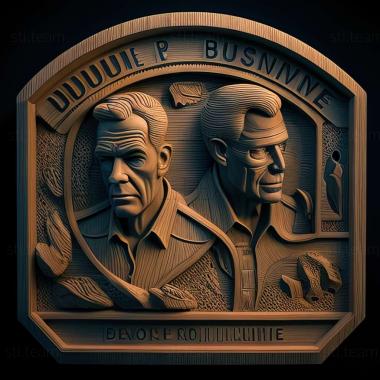 3D model Robert Ludlums The Bourne Conspiracy game (STL)